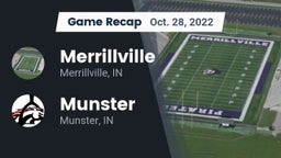 Recap: Merrillville  vs. Munster  2022