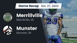 Recap: Merrillville  vs. Munster  2023