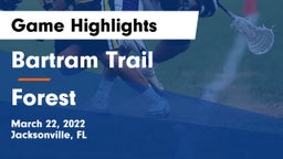 Bartram Trail  vs Forest  Game Highlights - March 22, 2022