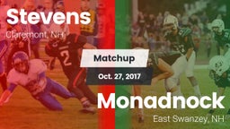 Matchup: Stevens vs. Monadnock  2017