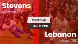 Matchup: Stevens vs. Lebanon  2018