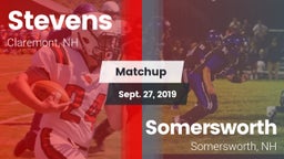 Matchup: Stevens vs. Somersworth  2019