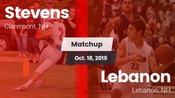 Matchup: Stevens vs. Lebanon  2019