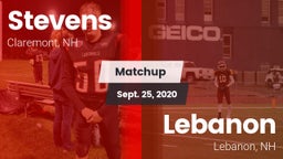 Matchup: Stevens vs. Lebanon  2020