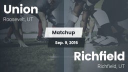 Matchup: Union vs. Richfield  2016