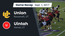 Recap: Union  vs. Uintah  2017