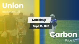 Matchup: Union vs. Carbon  2017