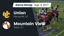 Recap: Union  vs. Mountain View  2017
