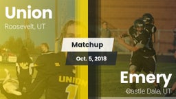 Matchup: Union vs. Emery  2018