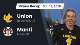 Recap: Union  vs. Manti  2018