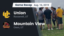 Recap: Union  vs. Mountain View  2019