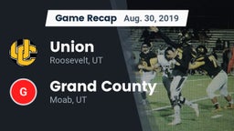 Recap: Union  vs. Grand County  2019
