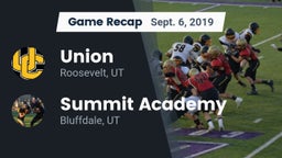 Recap: Union  vs. Summit Academy  2019