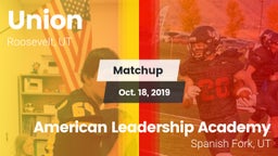 Matchup: Union vs. American Leadership Academy  2019