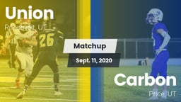 Matchup: Union vs. Carbon  2020