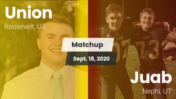 Matchup: Union vs. Juab  2020