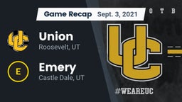 Recap: Union  vs. Emery  2021