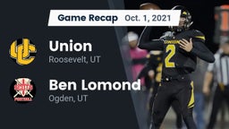 Recap: Union  vs. Ben Lomond  2021