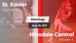 Matchup: St. Xavier High vs. Hinsdale Central  2017