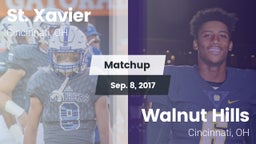 Matchup: St. Xavier High vs. Walnut Hills  2017