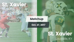 Matchup: St. Xavier High vs. St. Xavier  2017