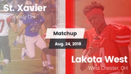 Matchup: St. Xavier High vs. Lakota West  2018