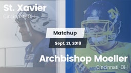 Matchup: St. Xavier High vs. Archbishop Moeller  2018