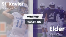 Matchup: St. Xavier High vs. Elder  2018