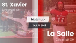 Matchup: St. Xavier High vs. La Salle  2018