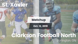 Matchup: St. Xavier High vs. Clarkson Football North 2018