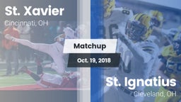Matchup: St. Xavier High vs. St. Ignatius  2018