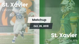 Matchup: St. Xavier High vs. St. Xavier  2018