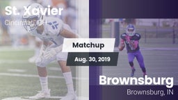 Matchup: St. Xavier High vs. Brownsburg  2019