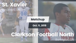 Matchup: St. Xavier High vs. Clarkson Football North 2019