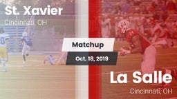 Matchup: St. Xavier High vs. La Salle  2019