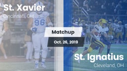 Matchup: St. Xavier High vs. St. Ignatius  2019