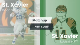 Matchup: St. Xavier High vs. St. Xavier  2019