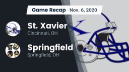 Recap: St. Xavier  vs. Springfield  2020