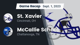 Recap: St. Xavier  vs. McCallie School 2023