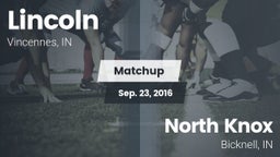 Matchup: Lincoln vs. North Knox  2016