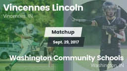 Matchup: Vincennes Lincoln vs. Washington Community Schools 2017