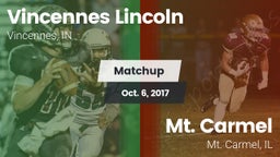 Matchup: Vincennes Lincoln vs. Mt. Carmel  2017