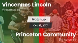 Matchup: Vincennes Lincoln vs. Princeton Community  2017