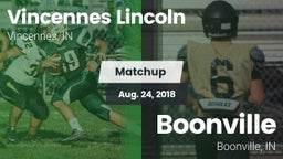 Matchup: Vincennes Lincoln vs. Boonville  2018