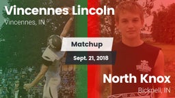 Matchup: Vincennes Lincoln vs. North Knox  2018