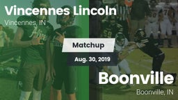 Matchup: Vincennes Lincoln vs. Boonville  2019