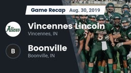 Recap: Vincennes Lincoln  vs. Boonville  2019