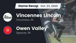 Recap: Vincennes Lincoln  vs. Owen Valley  2020