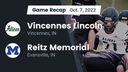 Recap: Vincennes Lincoln  vs. Reitz Memorial  2022