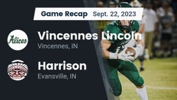 Recap: Vincennes Lincoln  vs. Harrison  2023